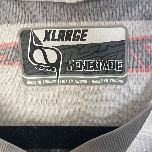 Renegade MSR Men's Motocross Black Pullover Jersey Size XL Dirt Bike/ATV Gear - Picture 3 of 4